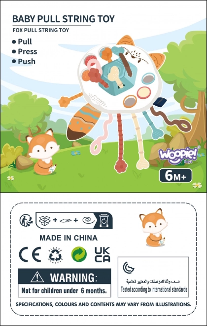 Senzorna igračka lisica Montessori za bebe