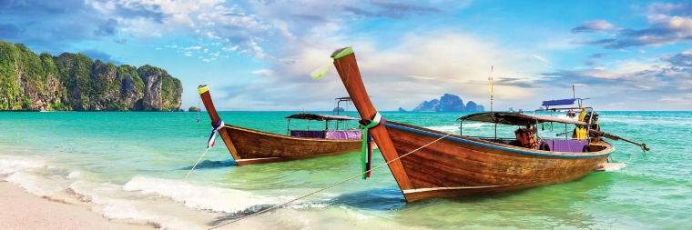 Panoramske puzzle Around the World: Krabi, Tajland 1000 dijelova