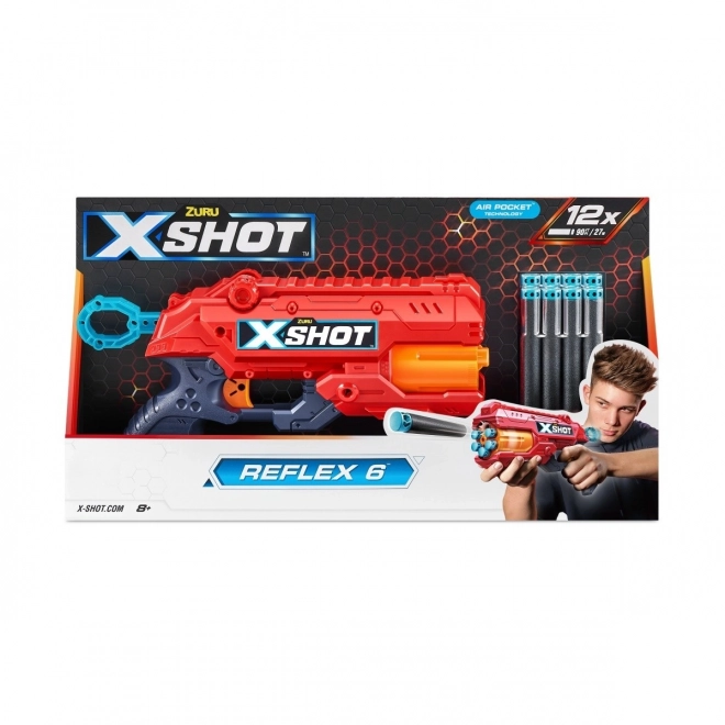 Pistola X-Shot Reflex 6 (12 strelica)