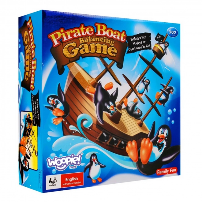 Avanturistička igra piratski brod s pingvinima
