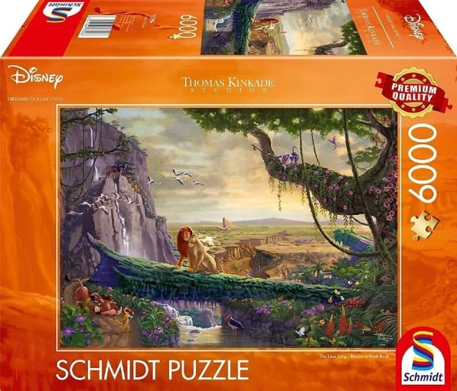 Puzzle Schmidt Kralj Lavova: Povratak na Lavlju Stijenu 6000 komada