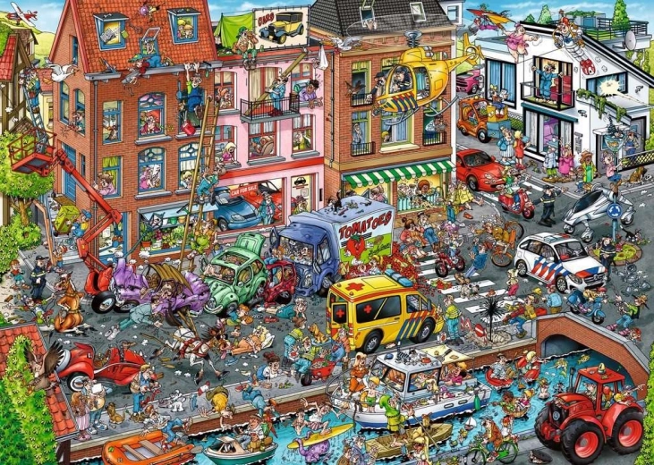 Puzzle Ravensburger Ray's Comic – moderno doba, 1000 dijelova