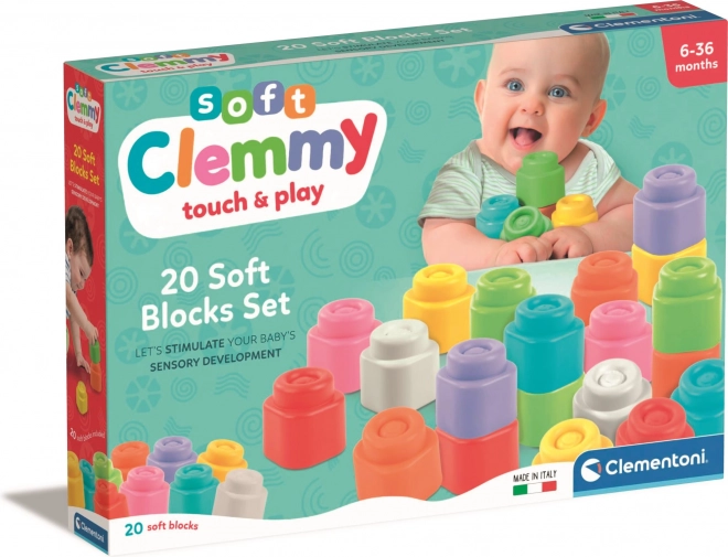 CLEMENTONI Meke Clemmy Set 20 Mekanih Kockica
