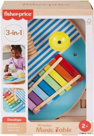 Drveni glazbeni stolić FISHER-PRICE