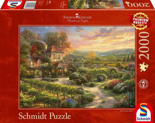 Schmidt puzzle Kuća u vinogradu 2000 komada