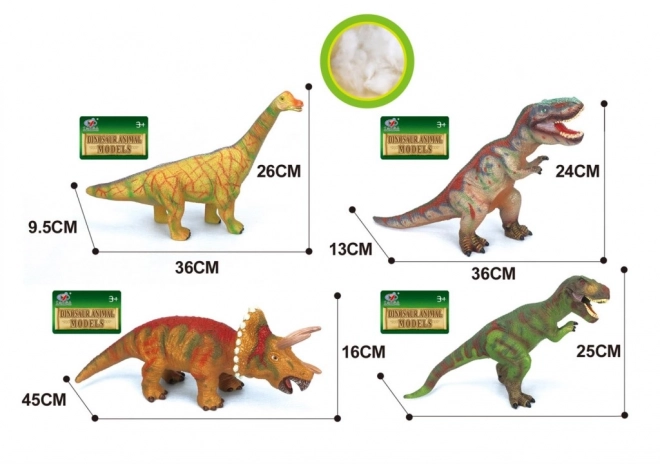 Interaktivni dinosauri 36 cm - 4 vrste