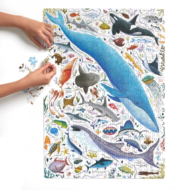 Puzzle Puzzlove Ribe i vodeni organizmi 500 dijelova
