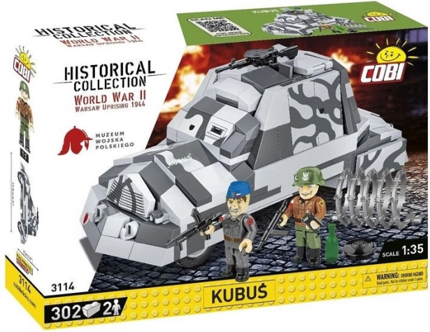 Konstruktorski set Oklopno vozilo Kubuś Varšavski ustanak