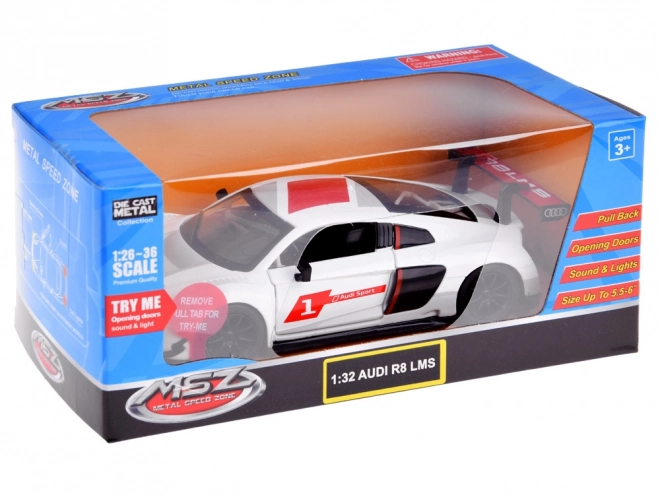 Metalni model sportskog automobila Audi R8 LMS u mjerilu 1:32
