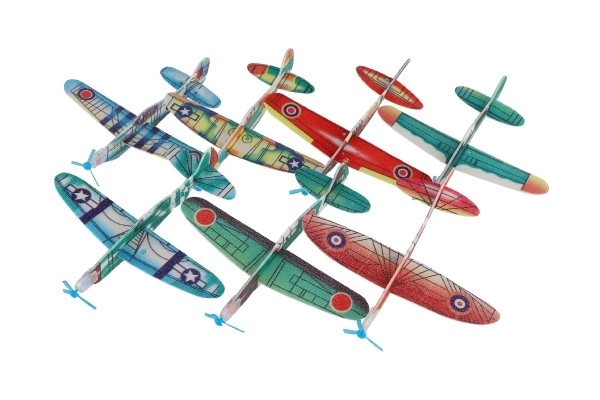 Pjenasti bacajući avion 18 cm mix