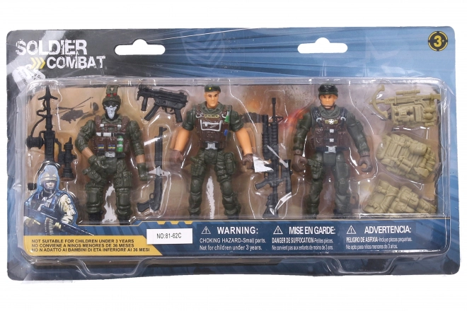 Set figura vojnika 11 cm i oružja