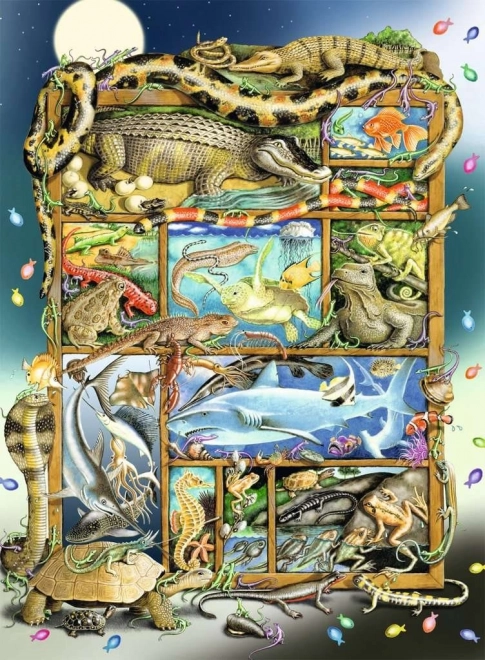 Ravensburger puzzle ribe i gmazovi xxl 200 dijelova