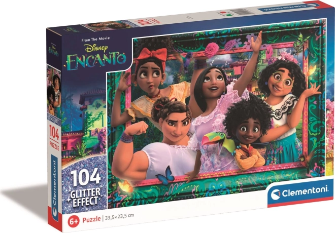 Svjetlucave puzzle Disney Encanto 104 dijelova