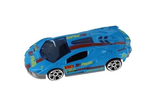 Auto sportski 6 kom metal/plastika 8 cm slobodni hod u kutiji 10,5x27,5x4 cm
