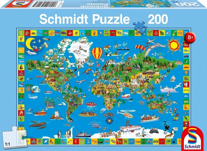 Puzzle Tvoj nevjerojatan svijet 200 dijelova
