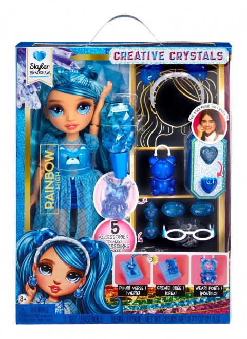 Lutka Rainbow High Creative Crystals - Skyler Bradshaw