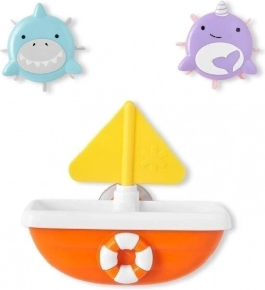 Set igračaka za kupanje SKIP HOP ZOO TIP & SPIN BOAT