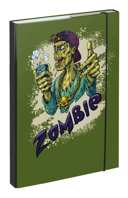 BAAGL Mape za školske bilježnice A4 Zombie