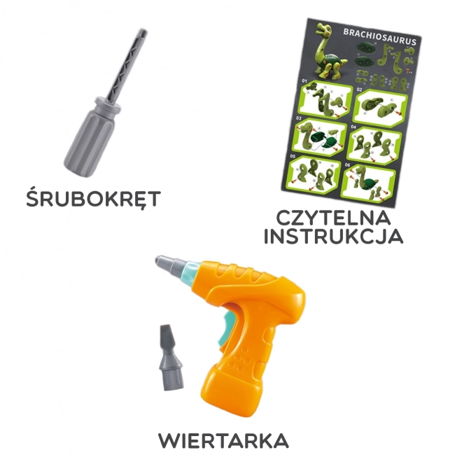 Dinosauri za Slaganje WOOPIE s Bušilicom