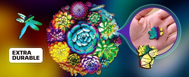 EscapeWelt drvene puzzle Sukulenti 200 dijelova