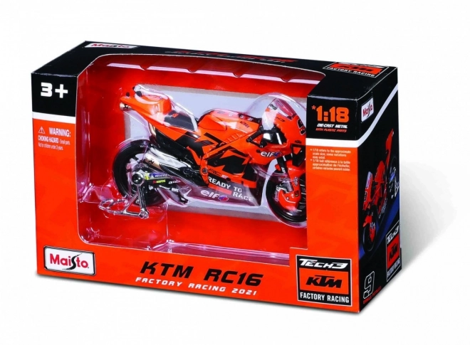Metalni model motocikla Tech3 KTM Factory Racing 2021 1/18