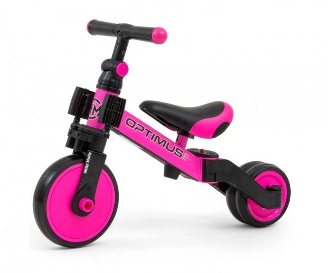 Bicikl 3 u 1 Optimus Pink