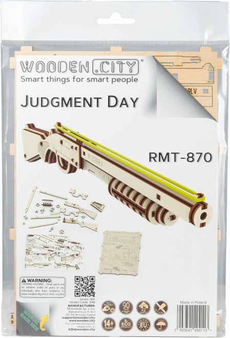 Drvene 3D puzzle WOODEN CITY Judgment Day Puška RMT-870