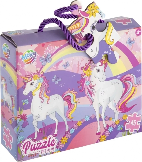 MOXY Puzzle Jednorog 45 dijelova