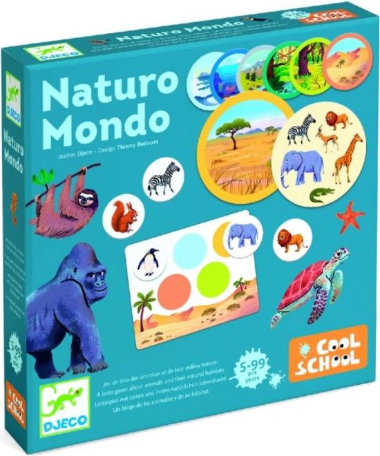 DJECO NATURO MONDO edukativna loto igra o životinjama i njihovim staništima
