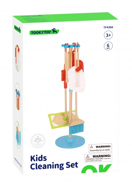Drvena garnitura za čišćenje za djecu Tooky Toy
