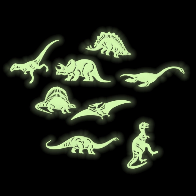 Oblici dinosaura - svijetli u mraku