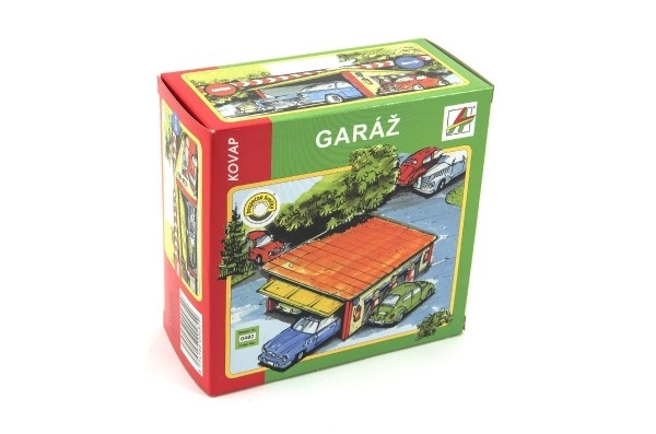 Garaža kov 15x6x13cm u kutiji Kovap