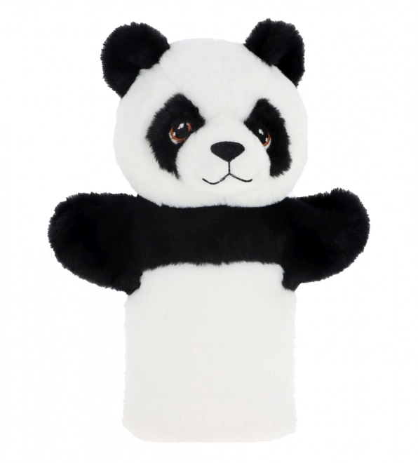 Keel Toys SE3076-5 Keeleco Panda - eko plišani lutak na ruku 27 cm