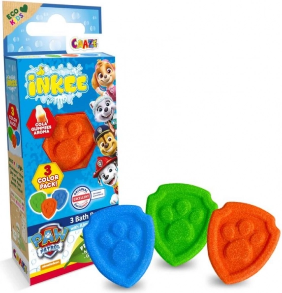 Inkee mini pakiranje šumećih bombi za kupanje Paw Patrol