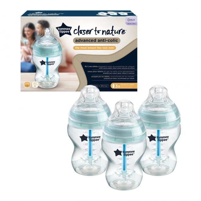 Set bočica za dojenčad advanced ANTI-COLIC, 260 ml, 3 kom