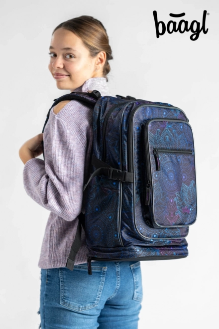 BAAGL 3 SET Cubic Zen: ruksak, pernica i vrećica