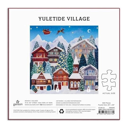 Puzzle božićno selo 500 komada