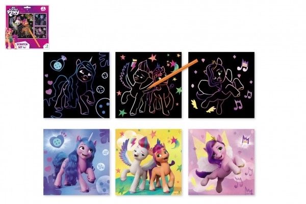 Škrabajući crteži My Little Pony 20x20 cm
