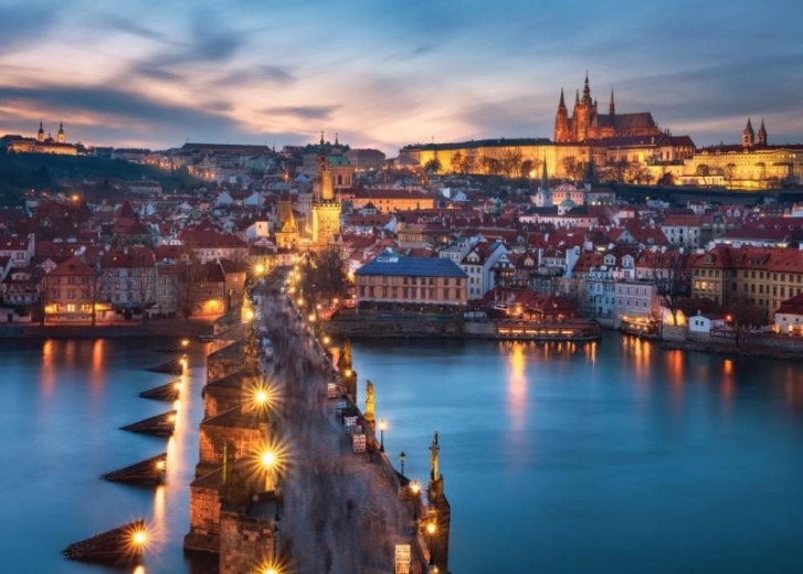 Puzzle Prag noću 1000 komada od Ravensburger