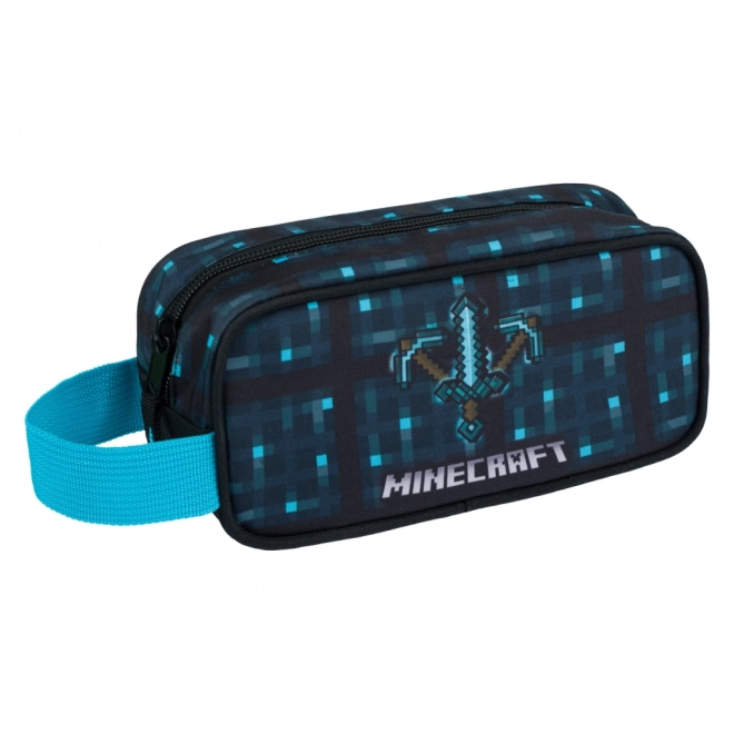 Minecraft 2 set plava sjekira i mač pernica i vrećica