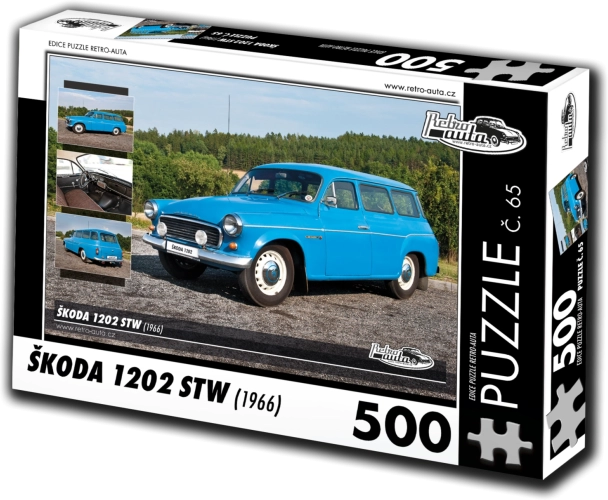 Puzzle Retro-auta Škoda 1202 STW 500 dijelova