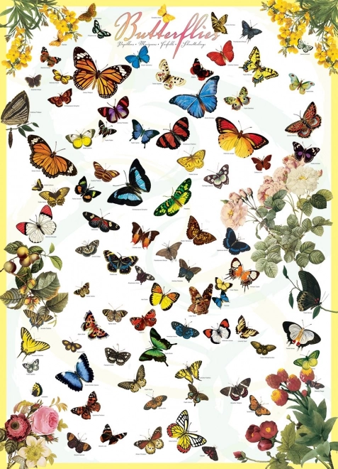 EUROGRAPHICS Puzzle Leptiri 1000 dijelova