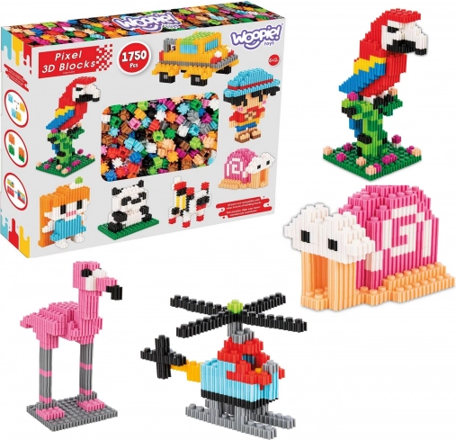 Konstruktorski set 3D PIXEL 1750 kom WOOPIE