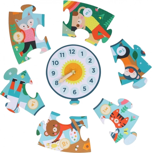 Interaktivni sat s pokretnim kazaljkama