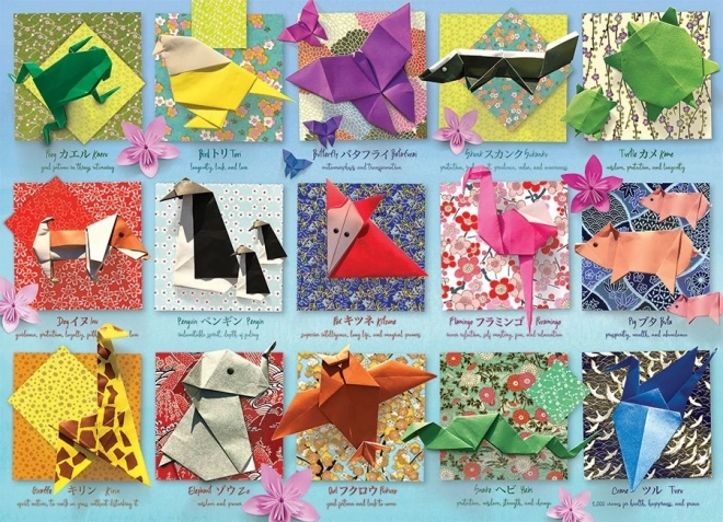 COBBLE HILL Puzzle Origami životinje 500 komada