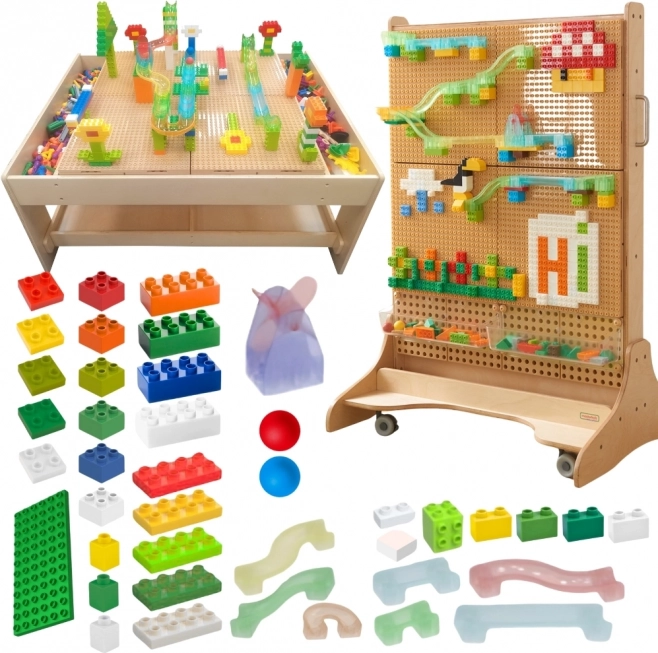 Konstrukcijski set kuglična staza STEM Masterkidz 359 kom