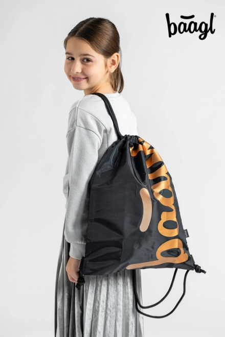 Torba za leđa BAAGL Metallic Bronze