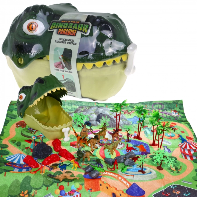 "Svijet dinosaura" set figurica za djecu 3+ Glava dinosaura + podloga za krajolik