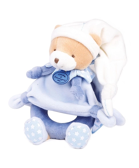 Poklon set Doudou - Plišana zvečka Medvjedić
