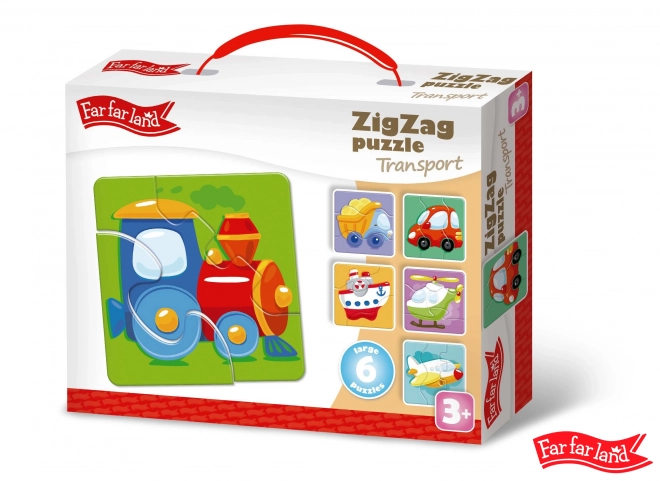 Zaglavci Dugo Daleko Puzzle ZagZag desno 6 slika